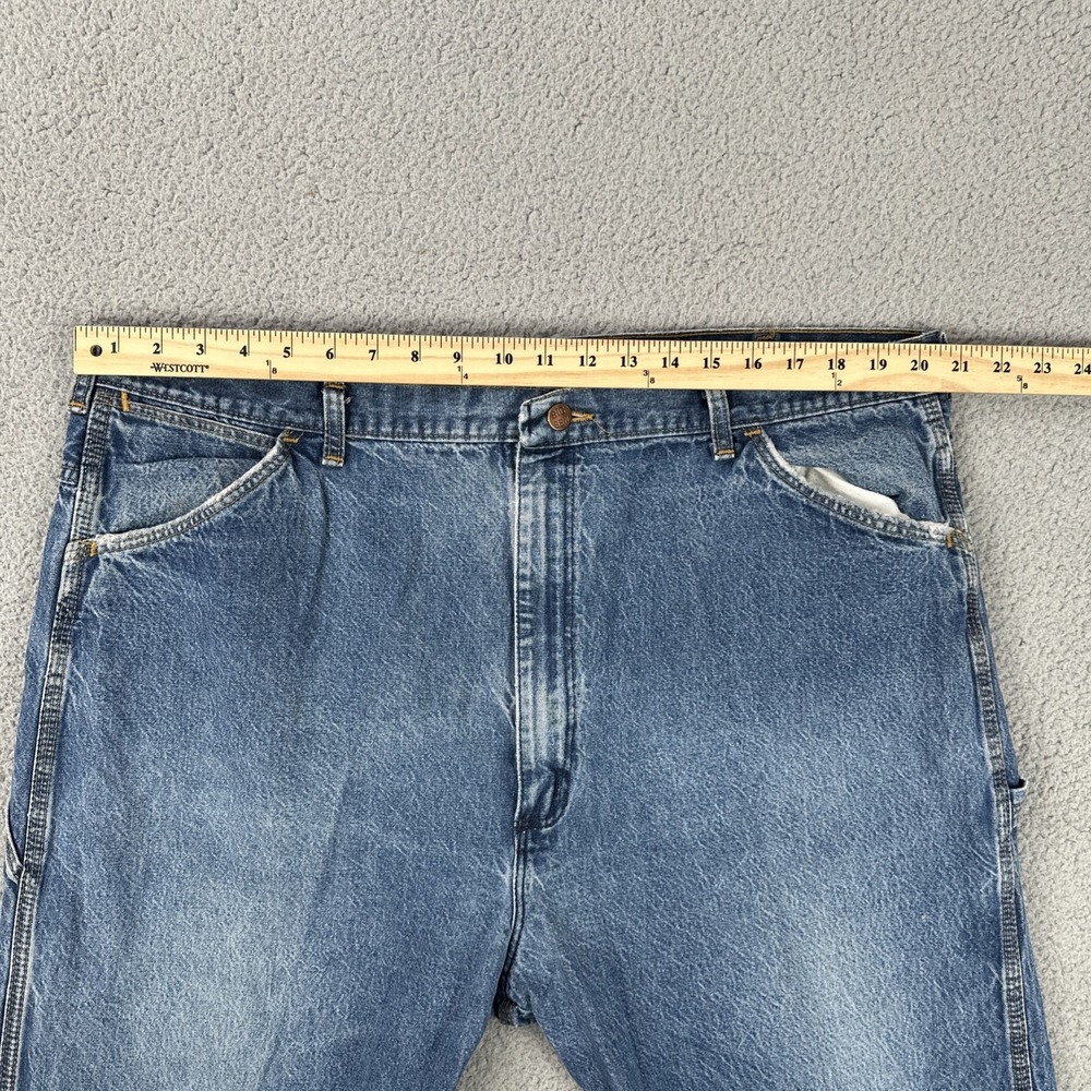 Vtg Big Ben Carpenter Jeans Men 44x26* Blue Workwear Made in USA 5RO9MDZ - Picture 3 of 16
